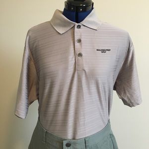 Adidas Malvern Prep Golf Shirt Gray Large Polo